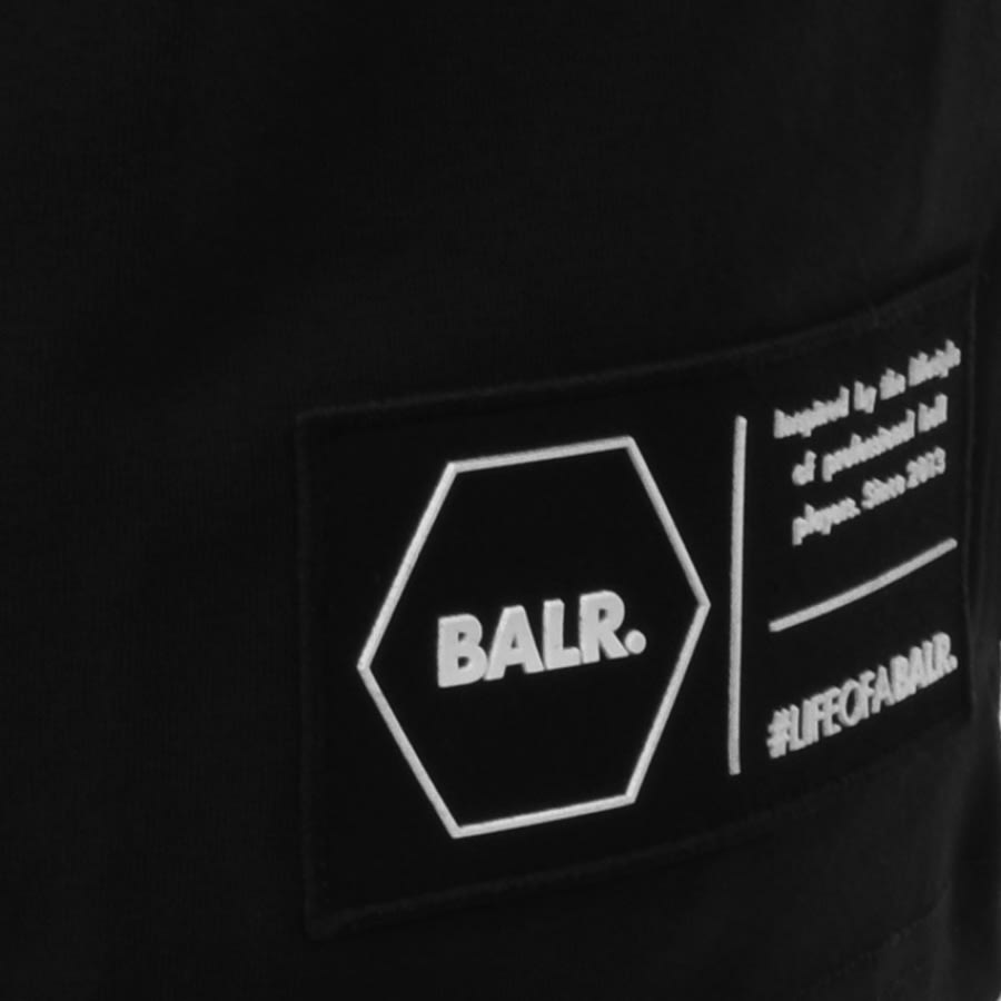 Alternative Image for ProductBALR. Chalk Straight Logo T Shirt Black3